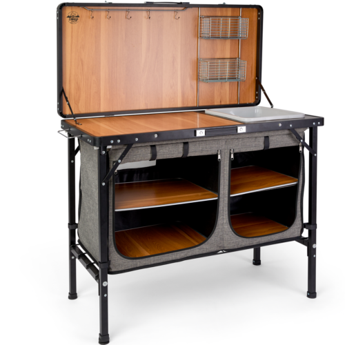 Camplife Capri Deluxe Küchenbox / Campingschrank mit Deckel - Campingküchen