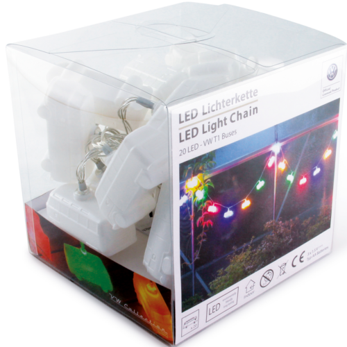 VW Collection Vento VW T1 3D Lichterkette bunt 3 m - Ambiente & Beleuchtung