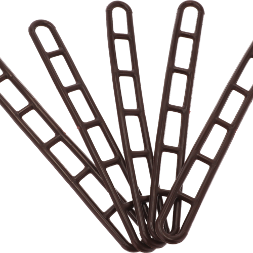 Berger Leiter-Abspannelement, 5er-Pack Braun - Zeltheringe & Abspannmaterial