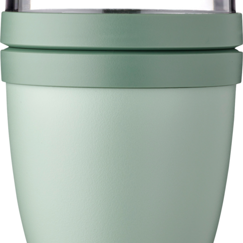 Mepal Lunchpot Ellipse mini Vorratsbecher Set / Auslaufsicherer Snack- und Müslibecher nordic sage 420 ml - Lebensmittelbehälter / Vorratsdosen