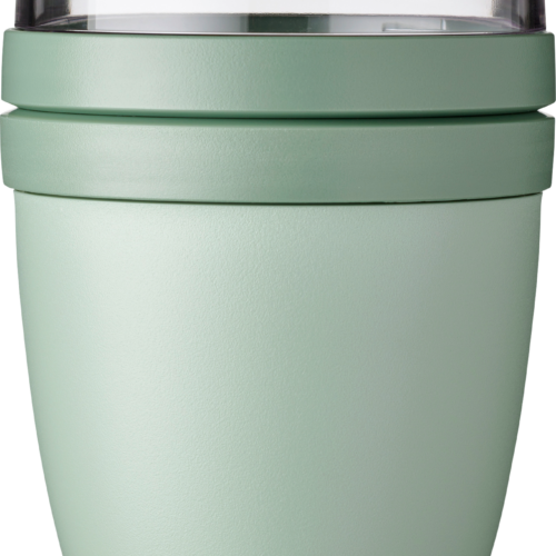 Mepal Lunchpot Ellipse Vorratsbecher Set / Auslaufsicherer Snack- und Müslibecher nordic sage 700 ml - Lebensmittelbehälter / Vorratsdosen