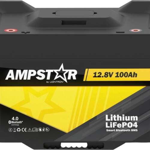 Liontron Ampstar LiFePO4 Batterie mit Bluetooth und IP65 12,8 V 100 Ah - Fahrzeug-Batterien