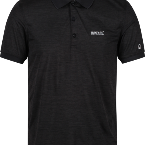 Regatta Remex II Herren Poloshirt schwarz XXXL - Herrenshirts, -hemden & -pullover