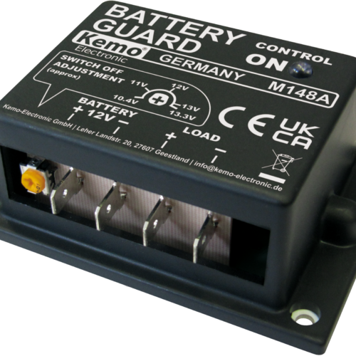 Kemo M148A Batteriewächter 12 V einstellbare Abschaltspannung - Zubehör Batterien