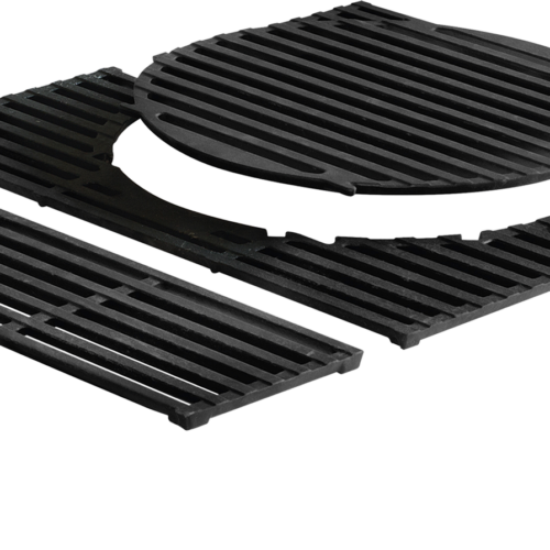 Enders Switch Grid Hyde 3 Grillrost emailliertes Gusseisen mit herausnehmbarem Rundelement 42 x 54 cm - Grillroste, Pfannen und Platten