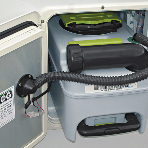 SOG I Typ 3000A  (CT3000/CT4000) 12V Toilettenentlüftung Türvariante weiß - Toilettenentlüftungen & Zubehör