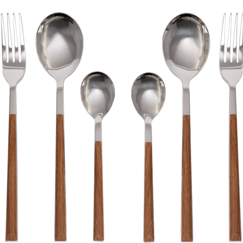 Berger Wood Besteck-Set 16-tlg. für 4 Personen - Campingbesteck