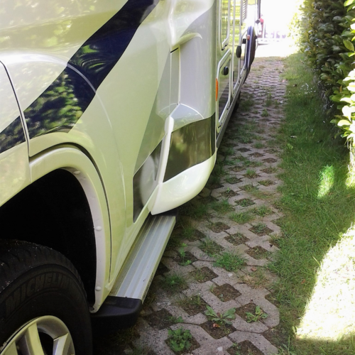 Pac Konzept Zusätzliche Einstiegstufe / Trittstufe silber passend für Ducato - Trittstufen