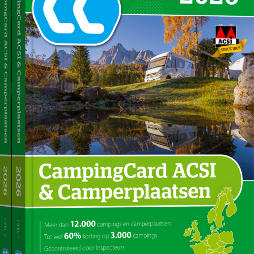 ACSI Stellplatzführer 2026 mit CampingCard Ermäßigungskarte niederländisch - Campingführer
