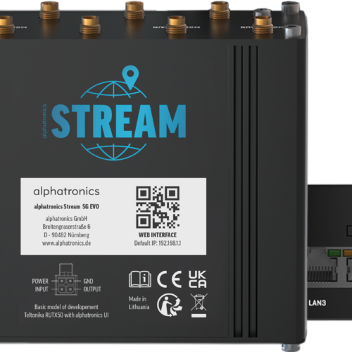alphatronics Stream 5G Evo Router Set mit Außenantenne und Dual-SIM - Router-Sets