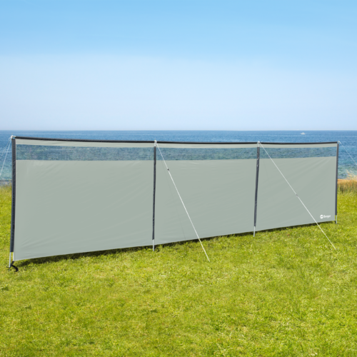 Berger Panorama Windschutz 600 Grau - Sichtschutz & Sonnenschirme