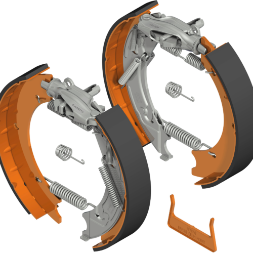 Knott Bremsbacken Set für die Bremsentypen 25-2025 und 20-2425/1 automatische Nachstellung passend für 25-2025 - sonstiges Zubehör von Knott GmbH