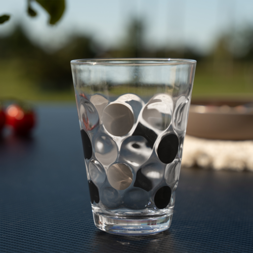 Berger Bubble Trinkgläser 350 ml (2er Set) schwarz/grau - Gläser