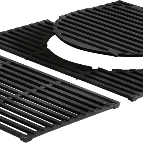 Enders Switch Grid Hyde 4 Grillrost emailliertes Gusseisen mit herausnehmbarem Rundelement 42 x 64 cm - Grillroste, Pfannen und Platten
