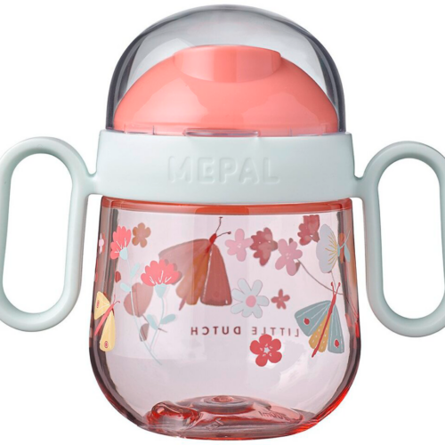 Mepal Mio Antitropf Trinklernbecher 200 ml flowers and butterflies - Becher & Tassen