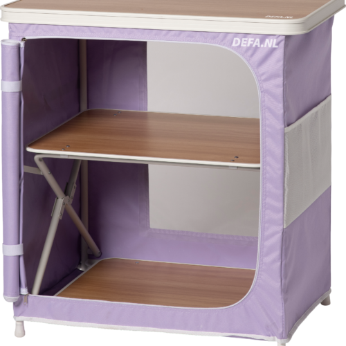 Defa Campingschrank Beachy 80 x 48 x 80 cm pastellviolett - Faltschränke