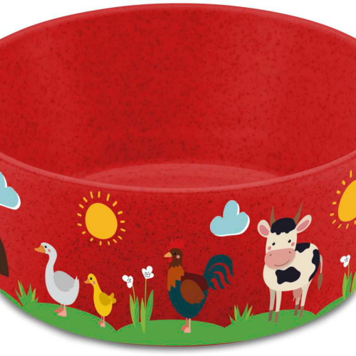Koziol Connect Bowl Schale 400 ml Farm organic red - Schüsseln & Schalen