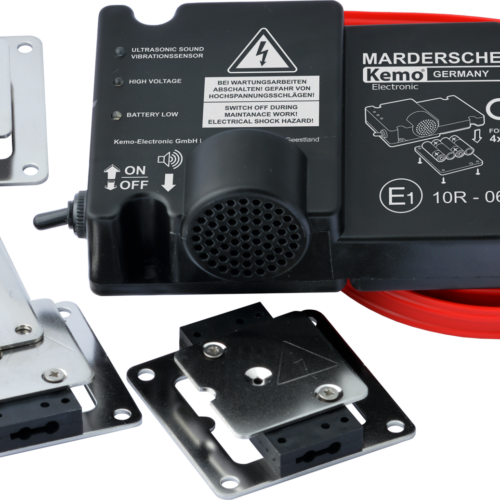 Kemo M229 Marderabwehr Batteriebetriebene Marderschutzanlage mit Hochspannungsplatten für Autos - Marderabwehr