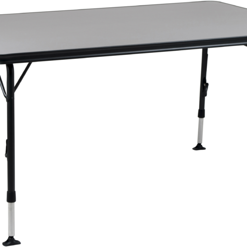 Crespo AP/276-89 höhenverstellbarer Klapptisch mit hitzebeständiger Tischplatte 140 x 85 x 63–74 cm schwarz - Klapptische