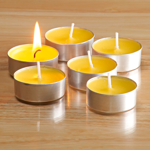 Citronella Teelichter 15 Stück - Insektenabwehr & Mückenschutz von Edco