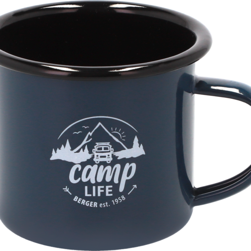Camplife Emaille Becher 330 ml blau - Becher & Tassen