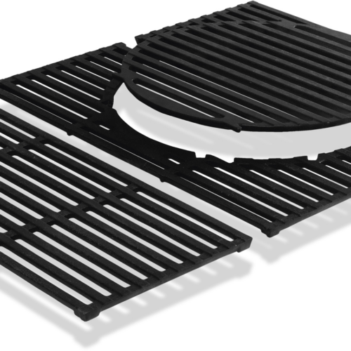 Enders Switch Grid Uniq Pro 3 Gussrost emailliertes Gusseisen mit herausnehmbarem Rundelement 68 x 49,5 cm - Grillroste, Pfannen und Platten