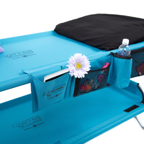 Disc-O-Bed Seitentasche / Organizer für Kid-O-Bed Einzelbett blau - Möbelzubehör