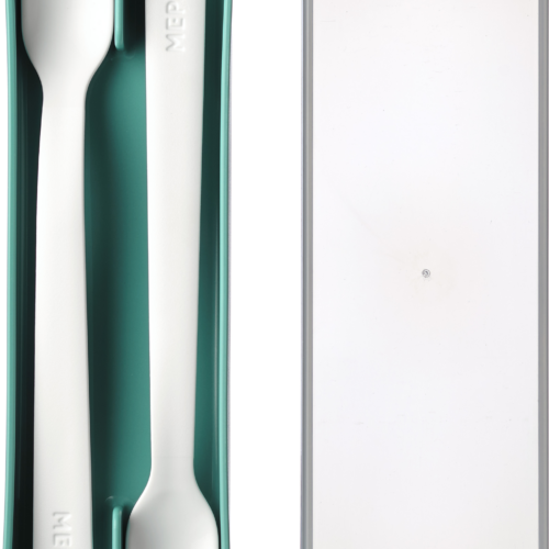 Mepal Mio Fütterlöffelset 2 Stück deep turquoise - Campingbesteck