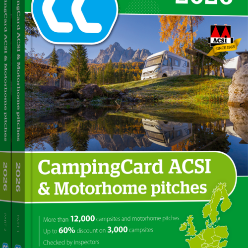 ACSI Stellplatzführer 2026 mit CampingCard Ermäßigungskarte englisch - Campingführer