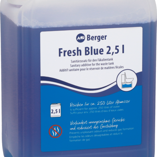 Berger Fresh Blue Sanitärflüssigkeit 2,5 Liter - Sanitärzusatz für den Fäkalientank - Sanitärzusätze & -flüssigkeiten