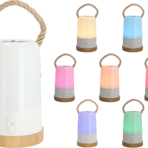 Berger Sonido LED-Campingleuchte mit Bluetooth Lautsprecher - Akku Campinglampen