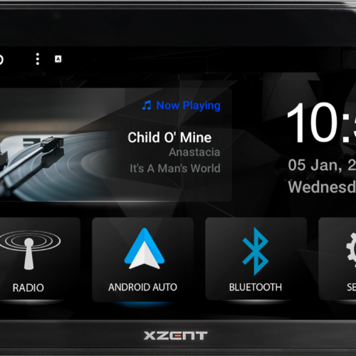 XTENT 2-Din Infotainer mit CarPlay und GAA - Navi- & Moniceiver von Xzent