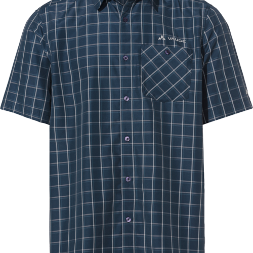 Vaude Albsteig III Herren Kurzarmhemd dunkelblau M - Herrenshirts, -hemden & -pullover