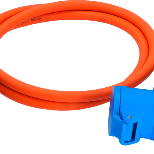 Berger Ultimate Adapterleitung CEE-Stecker und Winkelkupplung mit CEE-Kupplung und Schutzkontakt-Kupplung 1,5 m - CEE-Kabel