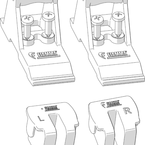 Fiamma Kit Side Montageset für Markisen-Seitenteile Side W Pro F45/F80/Shade / Sun View Side F45/F80 passend für F45s - Weiteres Markisenzubehör