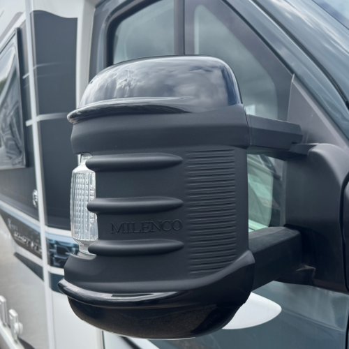 Milenco Spiegelschutz Stoßstangen für neue 2025 Fiat / Peugeot oder Citroen Schwarz - Zubehör Caravanspiegel