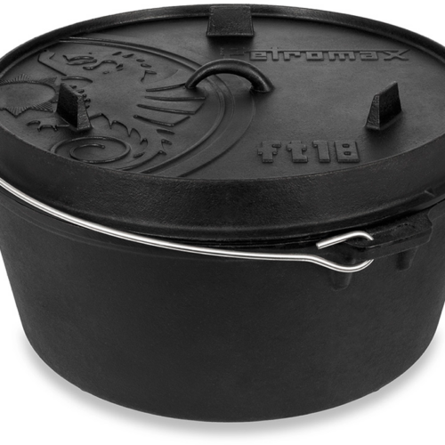 Petromax ft18 Dutch Oven Gusseisen 16,1 Liter - Camping-Töpfe