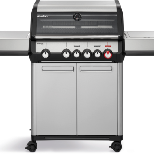Enders Monroe Pro 4 SIKR Turbo Gasgrill silber - Gasgrills
