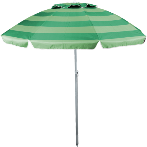 Berger SunLite Sonnenschirm grün gestreift - Sichtschutz & Sonnenschirme