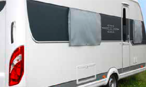 Hindermann Kälteschutz Fenstermatte für Reisemobile und Caravans 140 x 70 cm - Thermomatten & Isolierung