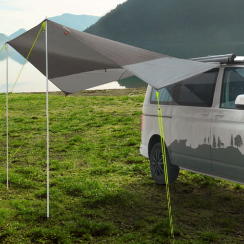 Outwell Fielder Canopy Vordach 400 x 250 cm inklusive Aufstellstangen, Keder und Saugnäpfe - Sonnensegel & Vordächer