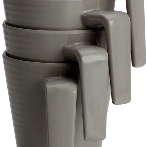 Flamefield Seramika Mug Becher aus Melamin Latte - Becher & Tassen