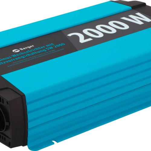 Berger SW 2000 Sinus Wechselrichter mit Netzvorrangschaltung 12 V / 2000 W reine Sinuswelle - Wechselrichter & Spannungswandler
