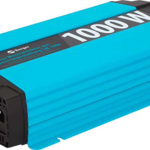 Berger SW 1000 Sinus Wechselrichter mit Netzvorrangschaltung 12 V / 1000 W reine Sinuswelle - Wechselrichter & Spannungswandler