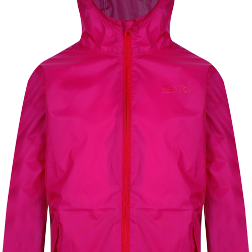 Regatta Pack-It III Kinder Regenjacke pink 104 - Kinderjacken