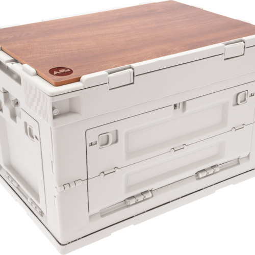 Berger CamperBox XL 60 faltbare Multifunktions- und Aufbewahrungsbox grau - Transportboxen