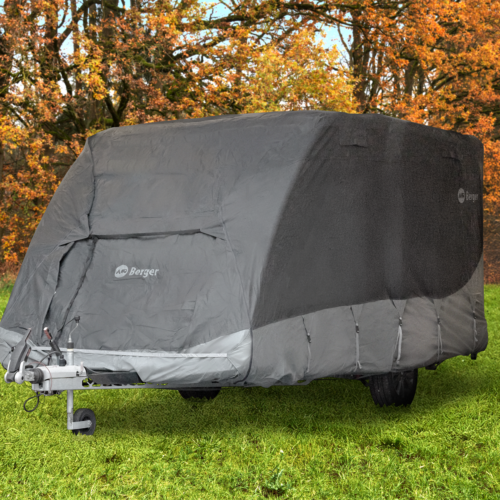 Berger StrongProtect Plus Schutzhülle für Wohnwagen 550 - 600 cm - Wohnwagen-Schutzhüllen