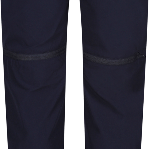 Regatta Highton Stretch Zip-Off Kinder Wanderhose dunkelblau 140 - Kinderhosen