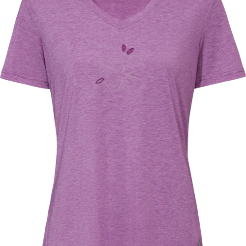 Vaude Skomer III Print Damen Funktionsshirt lila 46 - Damenshirts, -blusen & -pullover