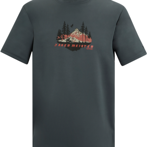 Regatta Fingal Slogan Herren Funktionsshirt dunkelgrau XXXL - Herrenshirts, -hemden & -pullover